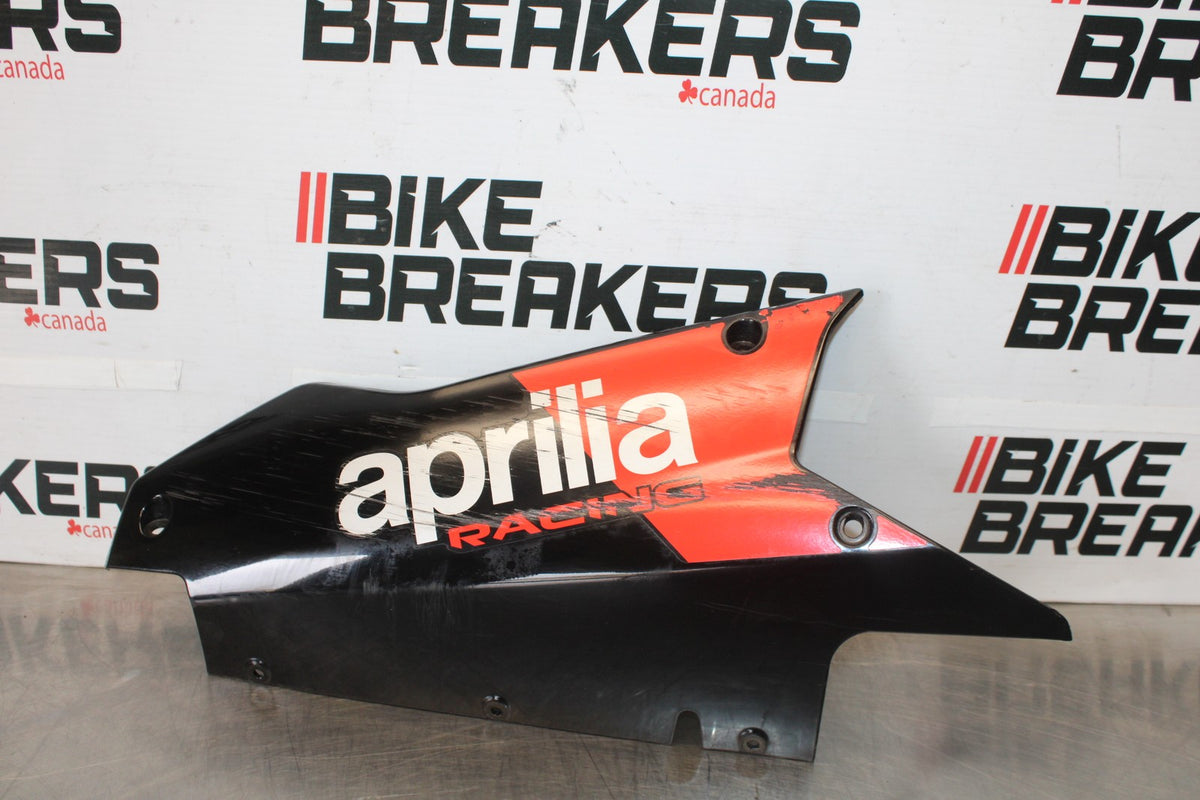 20-23 APRILIA RS660 LEFT LOWER BOTTOM BELLY SIDE FAIRING COWL BB889