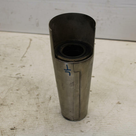 07-08 YAMAHA V STAR 1300 LEFT FRONT FORK UPPER COVER TOP GUARD SHIELD  BB303