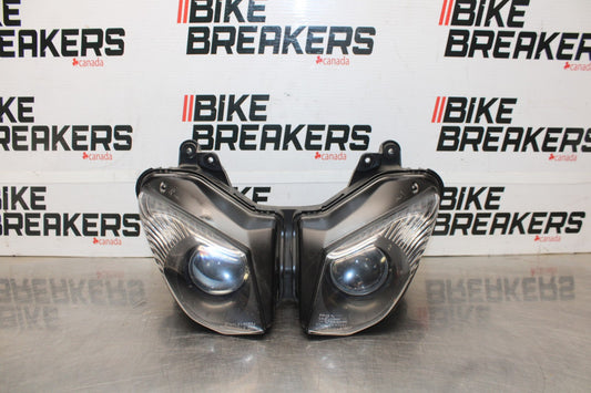 08 KAWASAKI NINJA ZX10R OEM FRONT HEADLIGHT HEAD LIGHT LAMP BB902