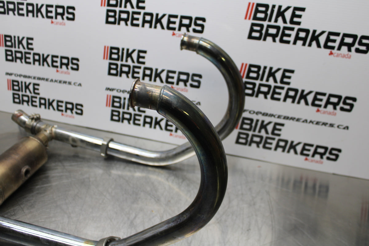 08 MOTO GUZZI BREVA 750 EXHAUST HEADER PIPES MANIFOLD BB154