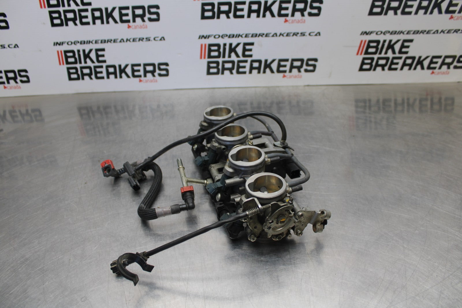 07-08 KAWASAKI NINJA ZX6R MAIN FUEL INJECTORS / THROTTLE BODIES BB203