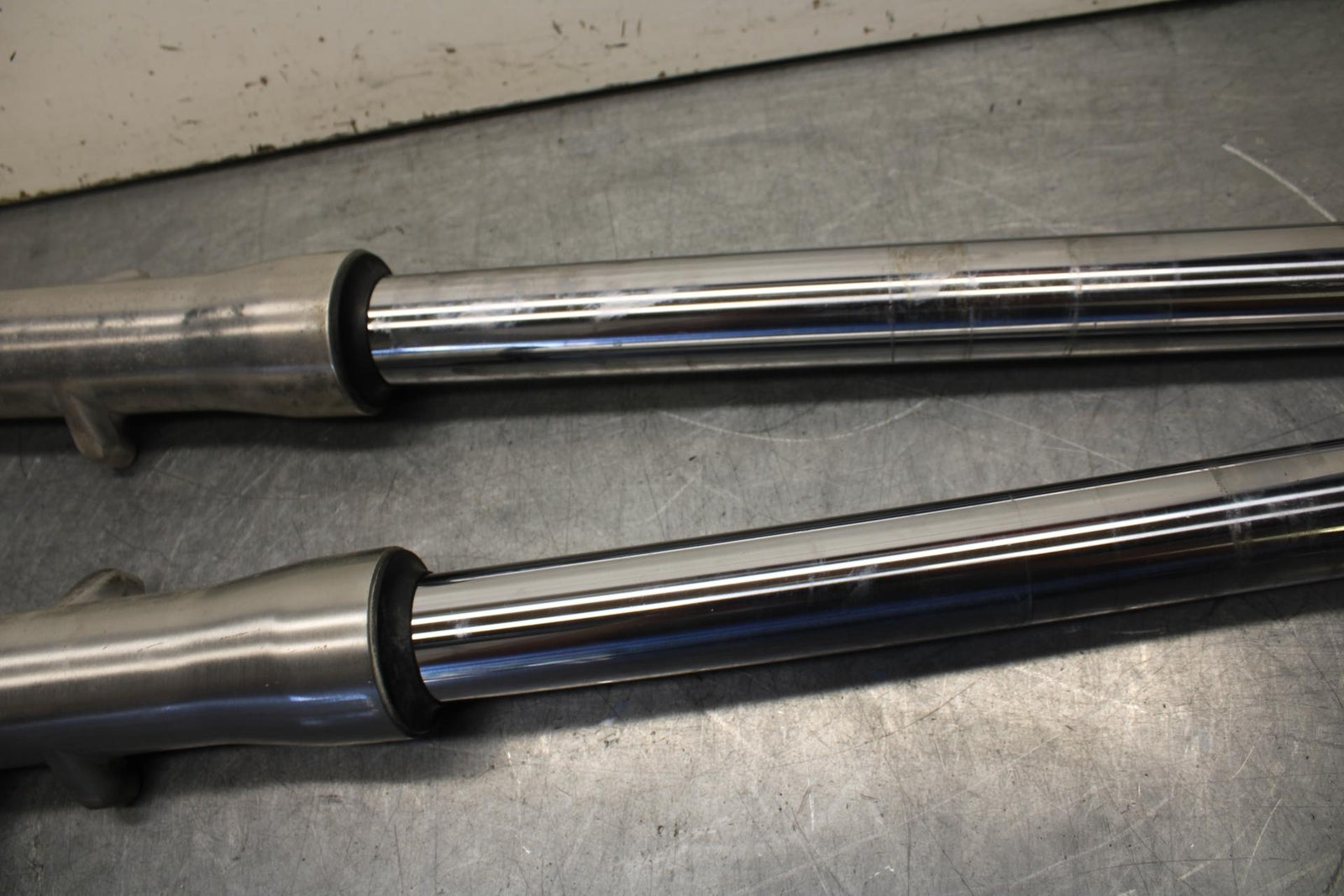 01-02 HONDA SHADOW SPIRIT 750 FRONT FORKS SHOCK SUSPENSION SET PAIR BB632