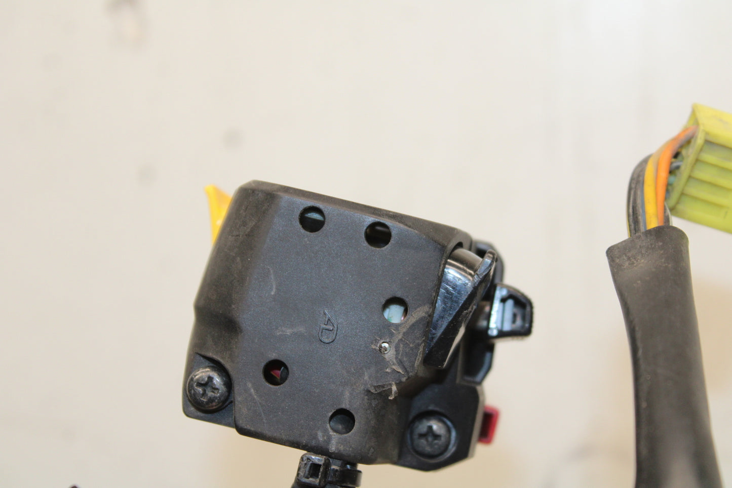 06-07 SUZUKI GSXR750 LEFT CLIP ON HANDLE HORN SIGNALS SWITCH SWITCHES BB132