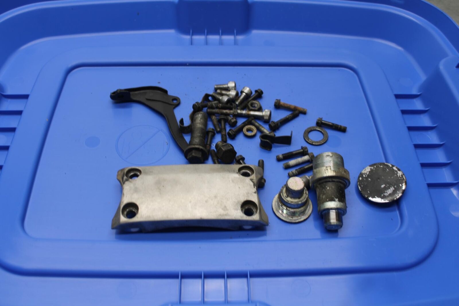 1983 Honda V45 Magna VF750C REAR  SWINGARM BOLT & LEFTOVER BOLTS HARDWARE BB91