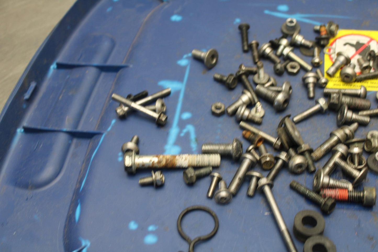 07-08 KAWASAKI NINJA ZX6R  MOUNTING BOLTS HARDWARE MOTOR SCREWS BB203