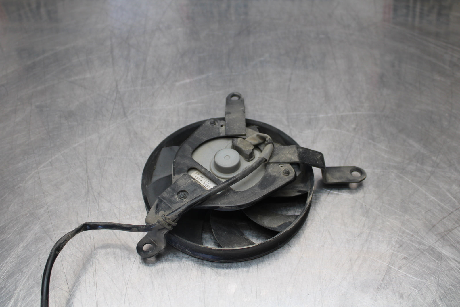 09-15 YAMAHA FZ6R ENGINE RADIATOR COOLING FAN BB161