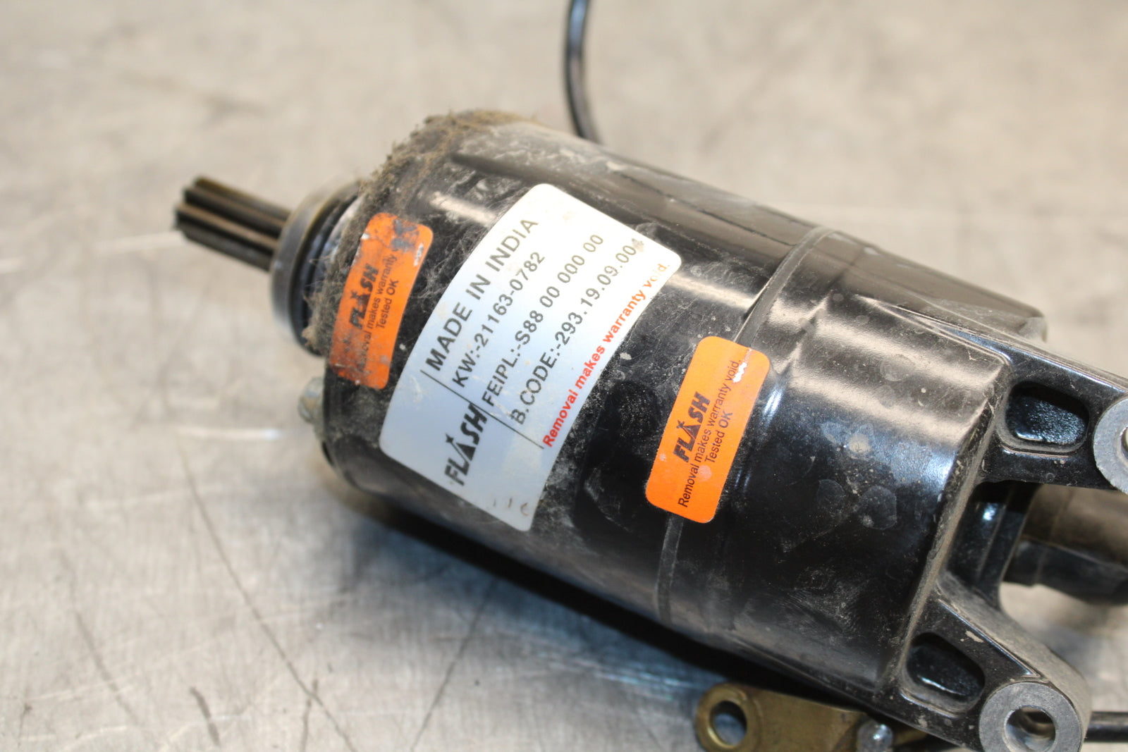 19-22 KAWASAKI Z400 ENGINE STARTING STARTER MOTOR -DC 12V BB708