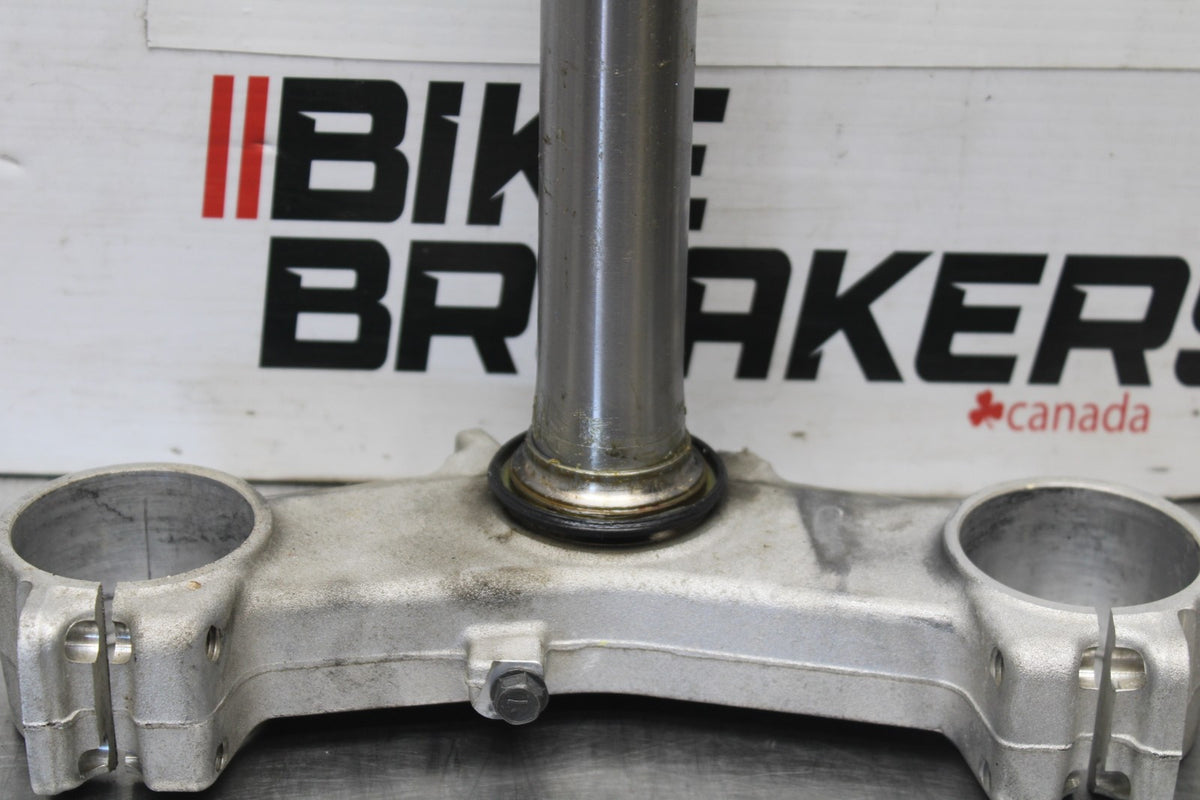 13-18 KAWASAKI NINJA ZX6R FRONT FORKS CLAMP LOWER TRIPLE TREE STEM BB915