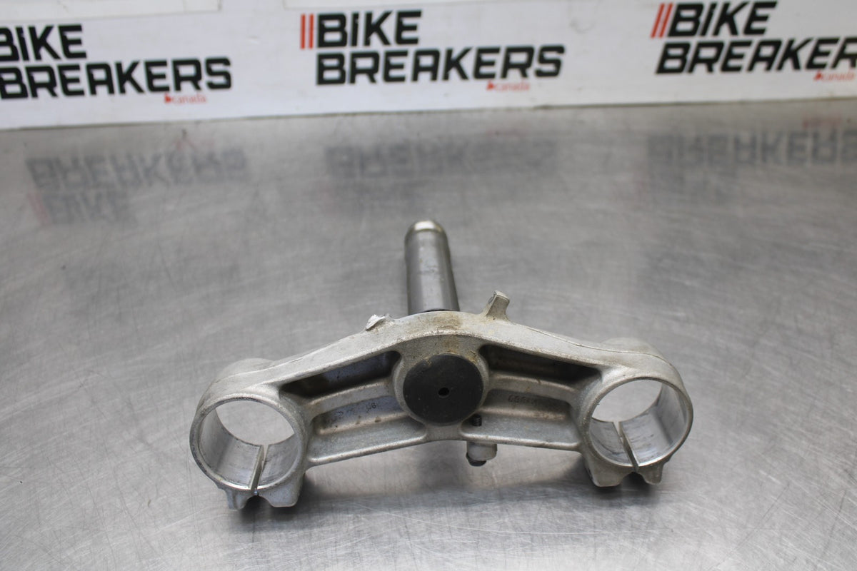 13-18 KAWASAKI NINJA ZX6R FRONT FORKS CLAMP LOWER TRIPLE TREE STEM BB915