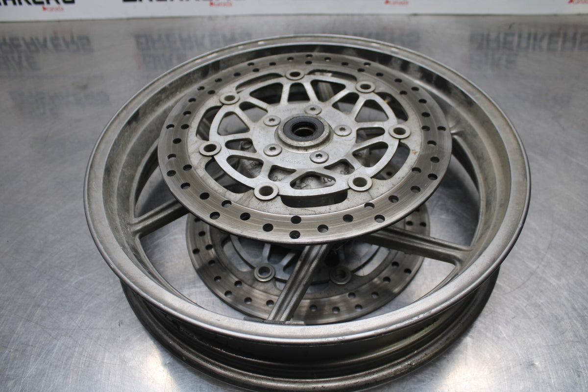 06 KAWASAKI Z750 FRONT WHEEL FRONT RIM & ROTORS BB837