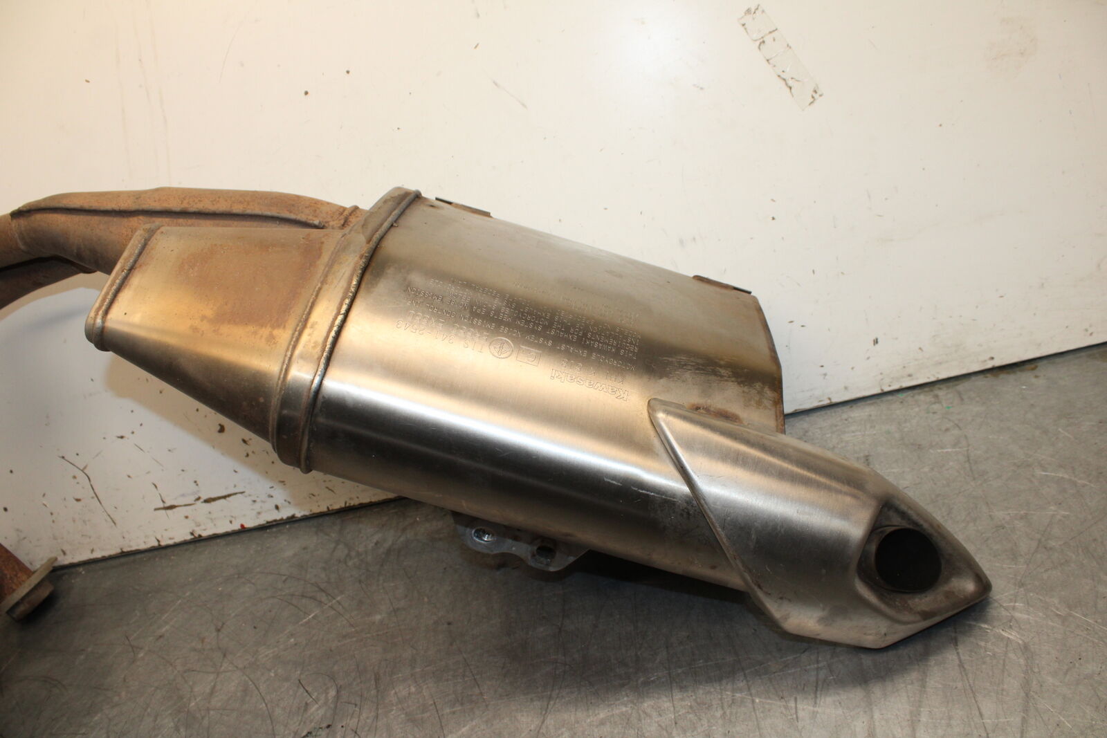 12-17 KAWASAKI ER-6N Z650 FULL EXHAUST SYSTEM HEADERS PIPE MUFFLER BB709