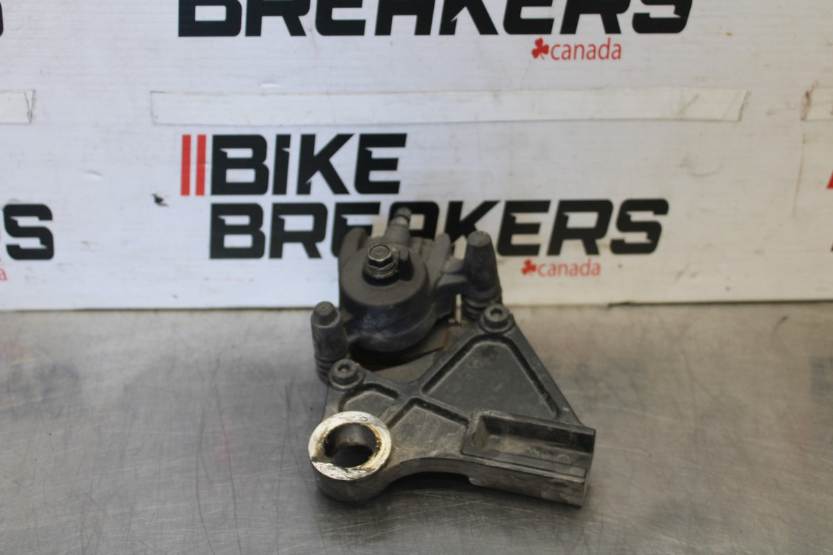 07-08 KAWASAKI NINJA ZX6R REAR BACK BRAKE CALIPER W MOUNT BRACKET BB937