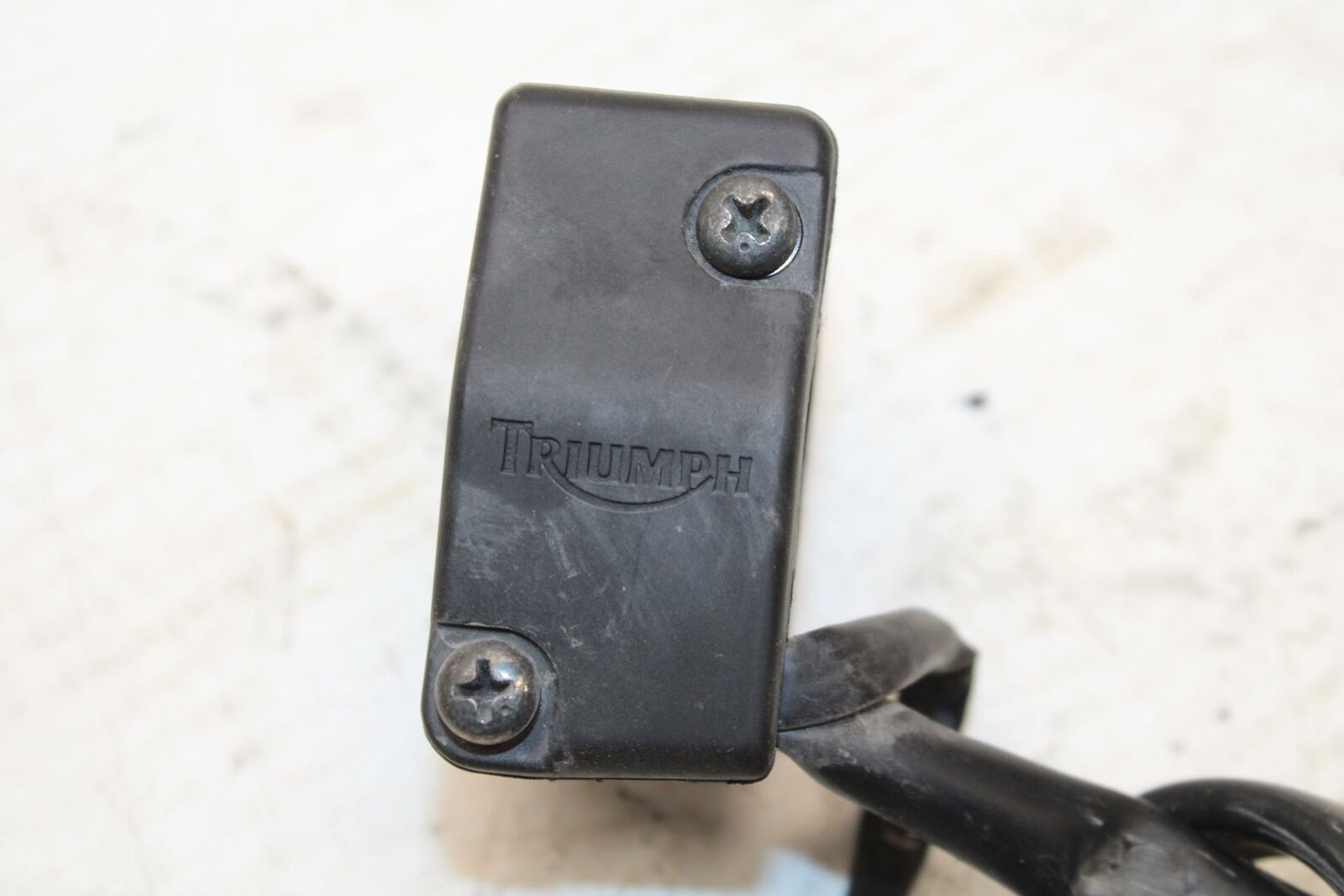 07-16 TRIUMPH STREET TRIPLE RIGHT CLIP ON HANDLE KILL OFF START SWITCH  BB356