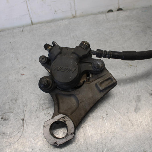 07-08 YAMAHA YZF R1 REAR BACK BRAKE CALIPER W MOUNT BRACKET BB439