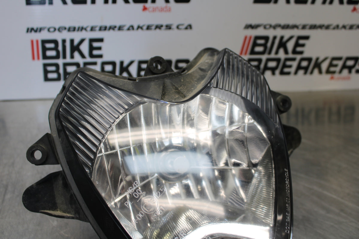 04-09 SUZUKI GS500F FRONT HEADLIGHT HEAD LIGHT LAMP BB165