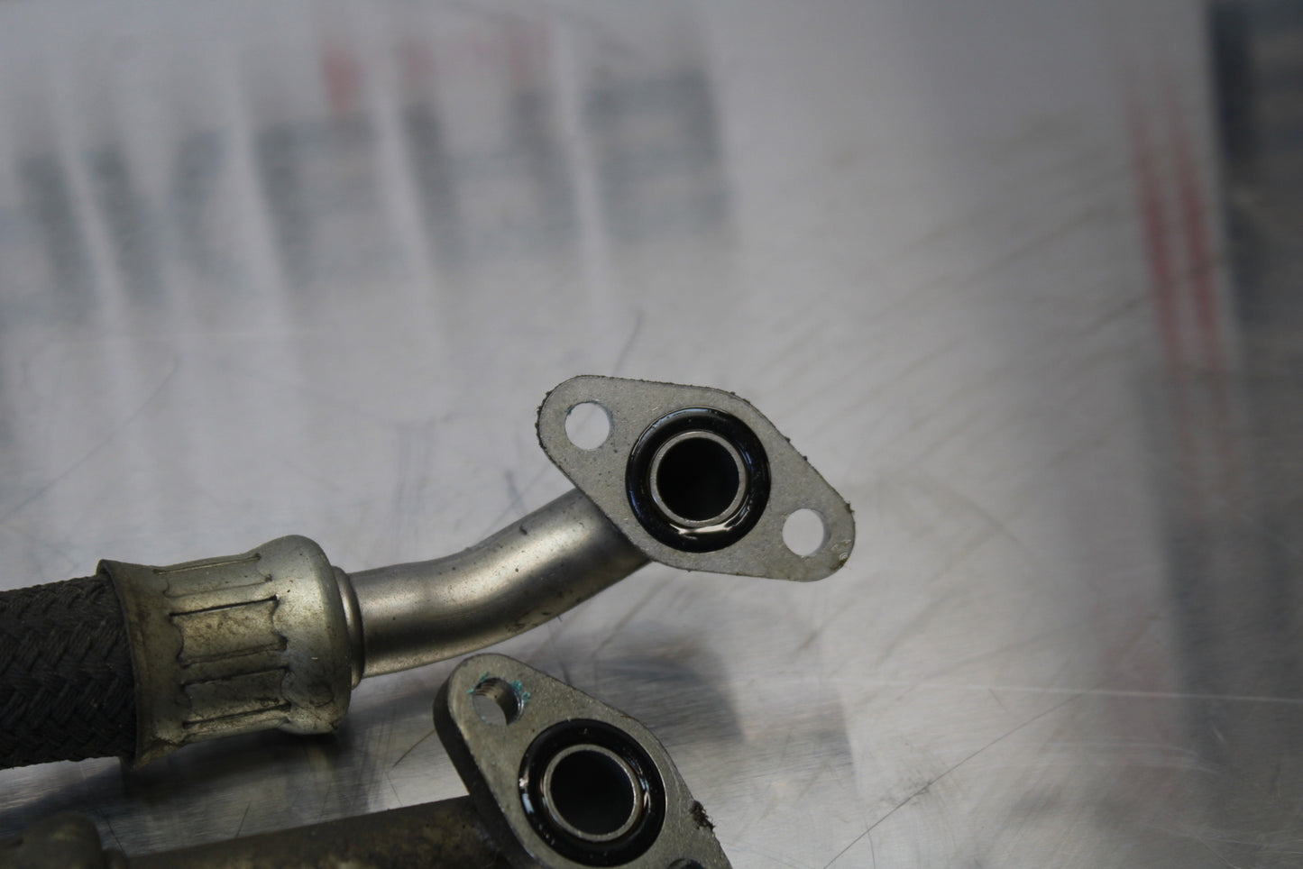 11 SUZUKI GSXR1000 ENGINE MOTOR OIL COOLER HOSES BB142