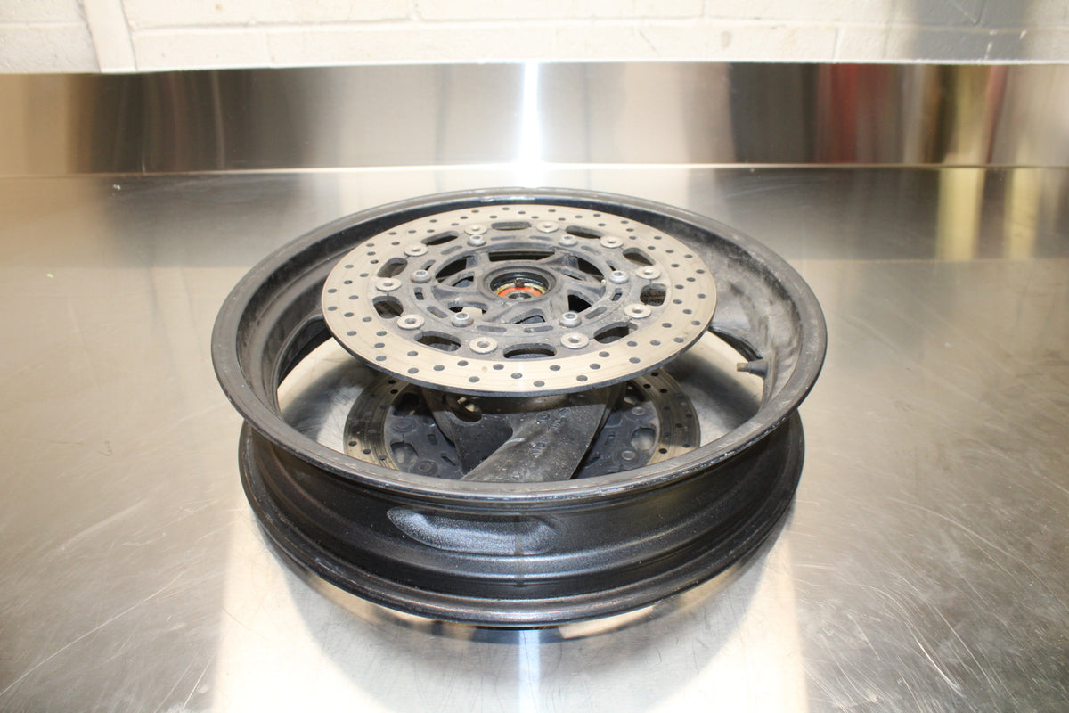 96-07 YAMAHA YZF600R FRONT WHEEL FRONT RIM & ROTORS BB746