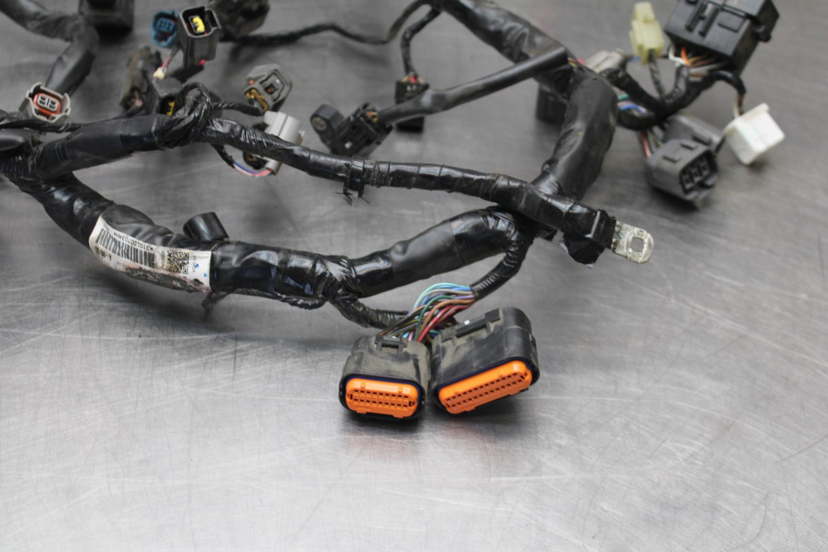 12-16 KAWASAKI NINJA 650 EX650F ABS MAIN ENGINE WIRING HARNESS WIRE LOOM  BB860