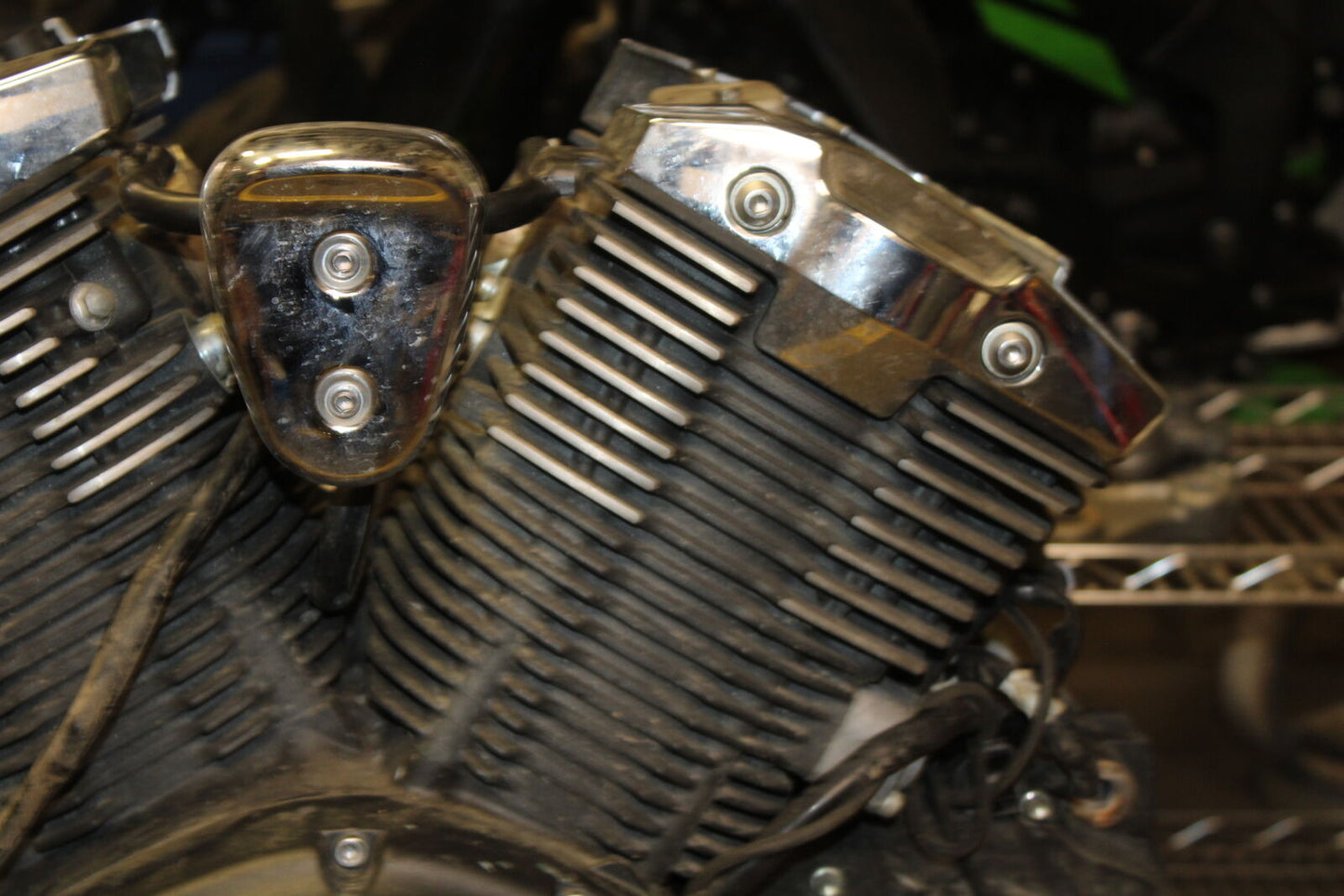 14-15 YAMAHA V STAR 1300 XVS1300CT TOURER ENGINE MOTOR BB722