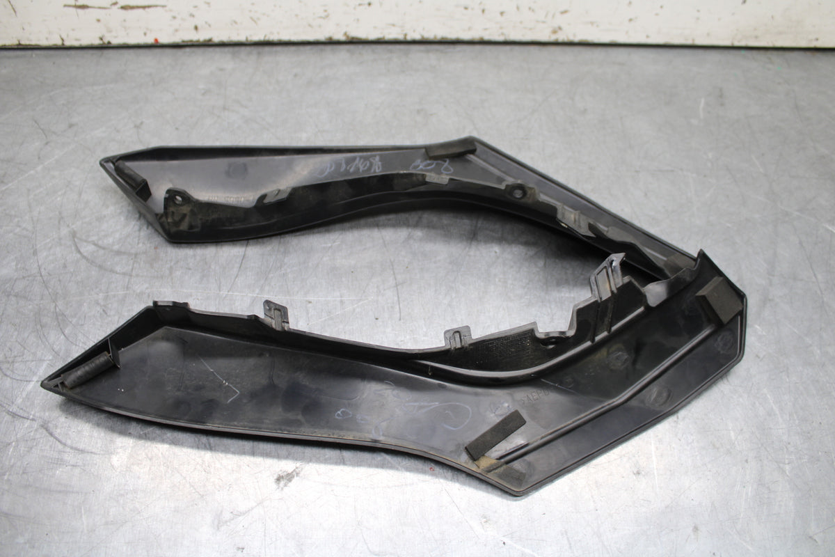 12-17 KAWASAKI ER-6N Z650 RIGHT LEFT FRONT SIDE SEAT PANELS TRIMS FAIRINGS BB709