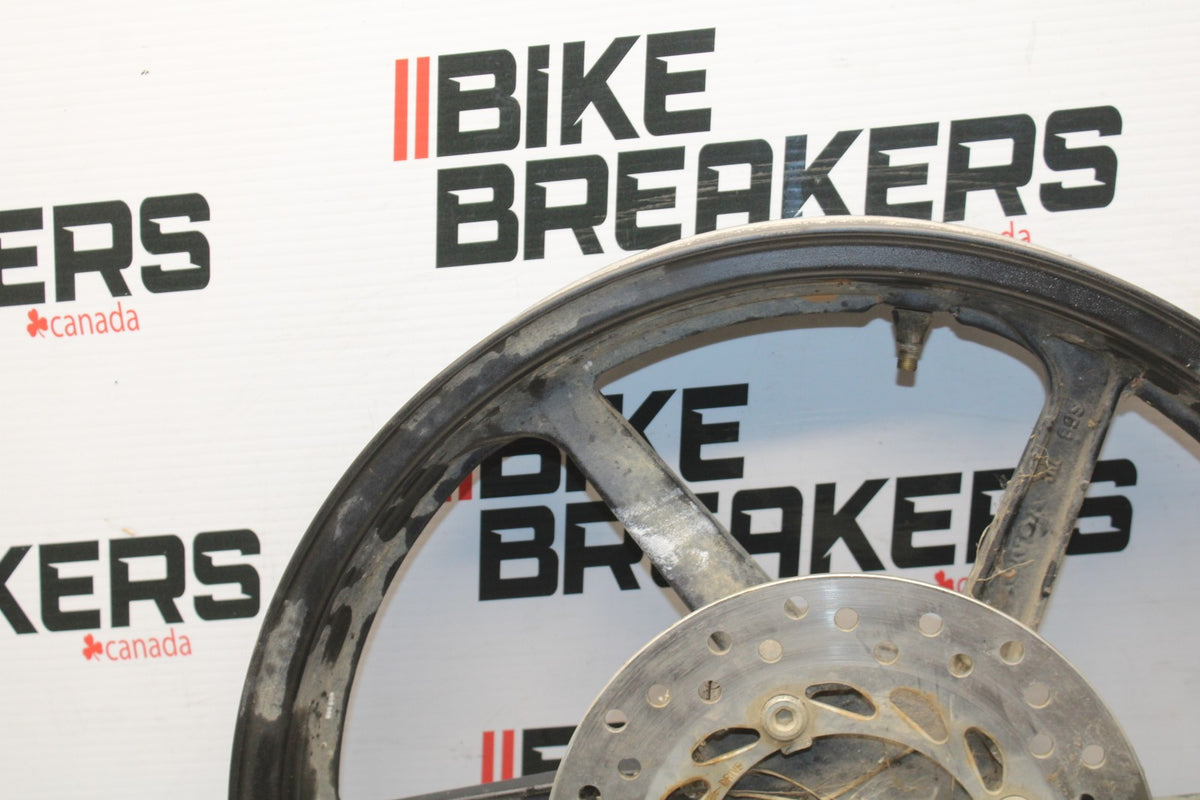 08 HONDA CBR125R REAR WHEEL BACK RIM & ROTOR BB804