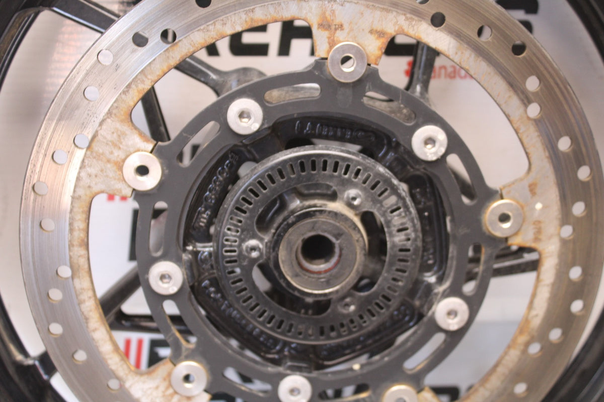 24-25 KAWASAKI NINJA 500 ABS FRONT WHEEL FRONT RIM & ROTOR BB899
