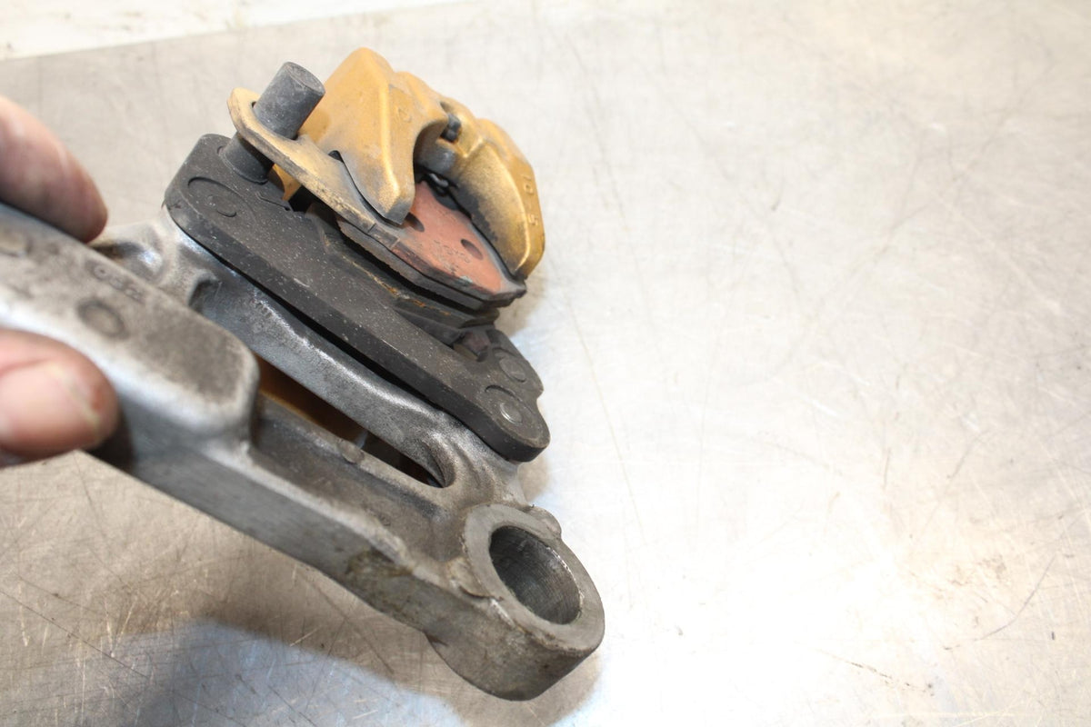 03-06 KAWASAKI Z1000 REAR BACK BRAKE CALIPER W MOUNT BRACKET BB487