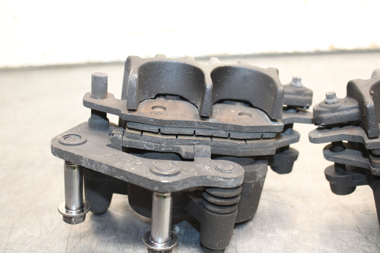 14-15 KAWASAKI NINJA 650 EX650F ABS RIGHT LEFT FRONT BRAKE CALIPER PAIR BB741 