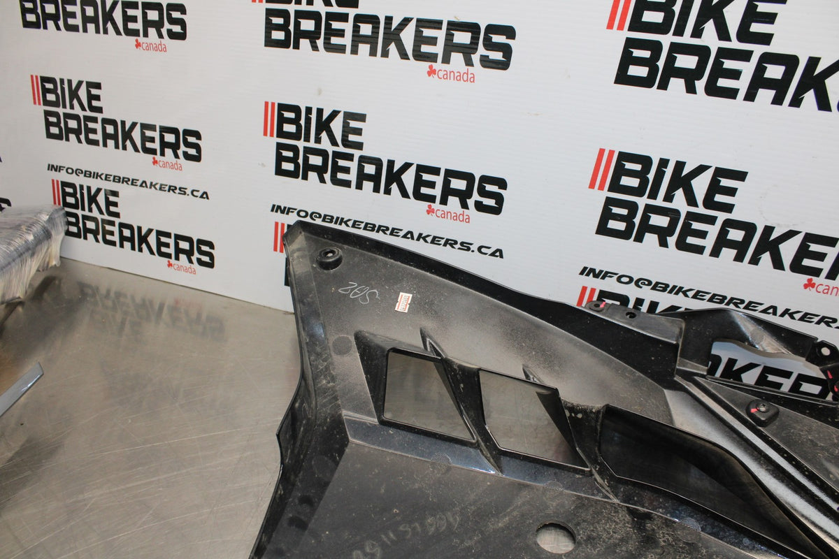 13-17 KAWASAKI NINJA 300 EX300 ABS LEFT MID UPPER SIDE FAIRING COWL BB187