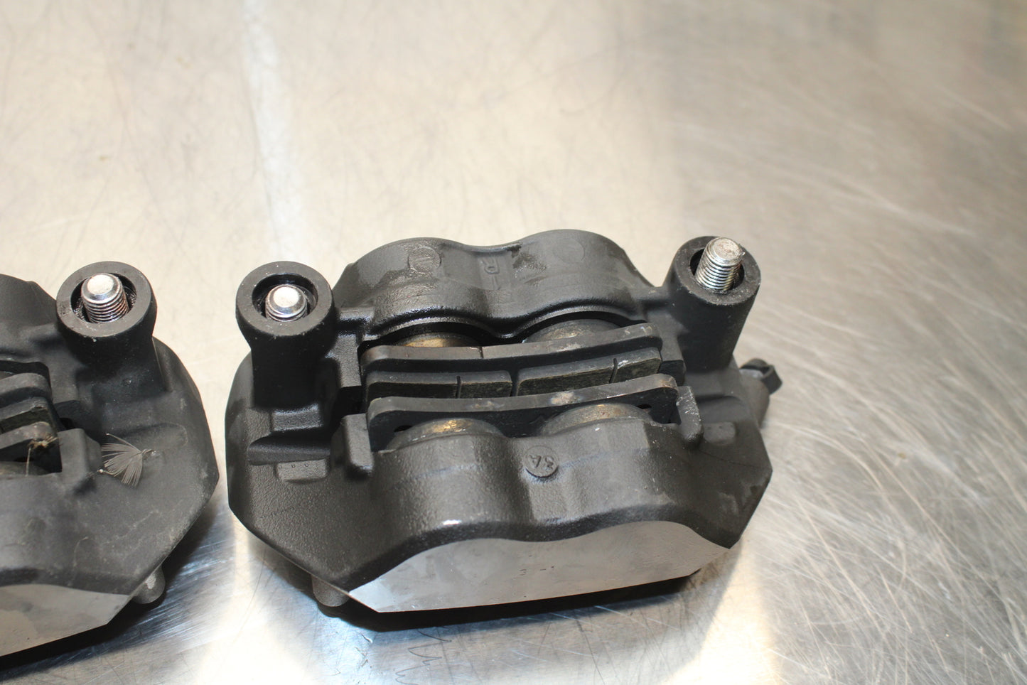 13-17 KAWASAKI NINJA ZX6R ZX636 ABS RIGHT LEFT FRONT BRAKE CALIPER SET BB143