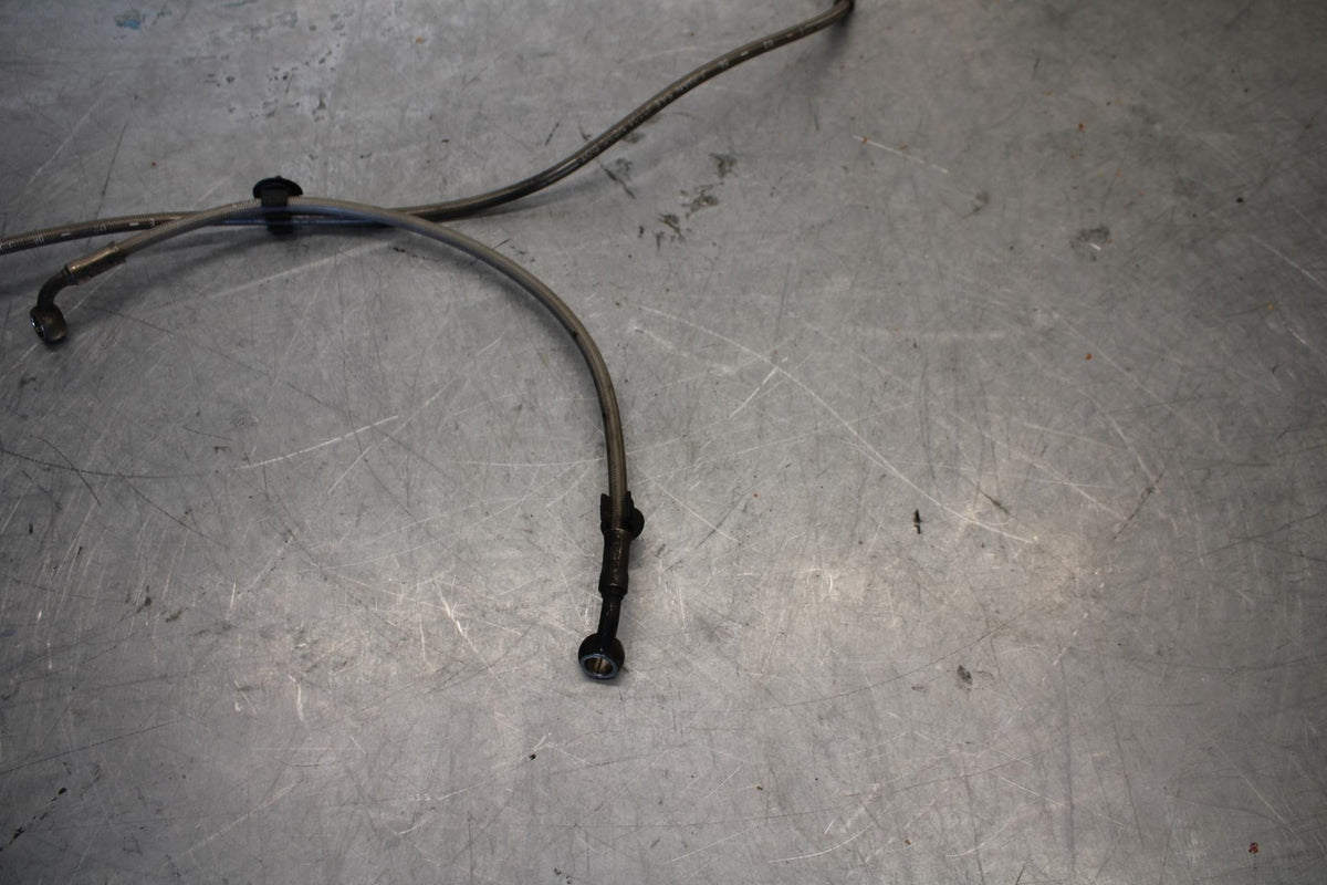 2006 Triumph Daytona 675 Triple BRAIDED FRONT BRAKE CALIPER HOSES LINES BB434