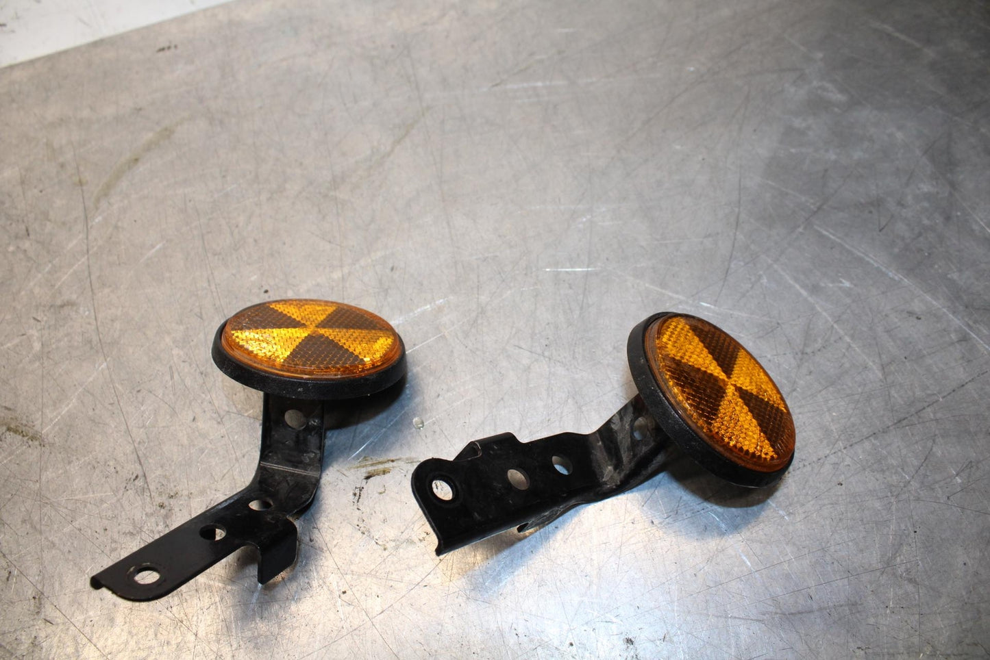 08-09 KAWASAKI NINJA ZX14R FRONT REFLECTORS REFLECTOR SET PAIR BB73