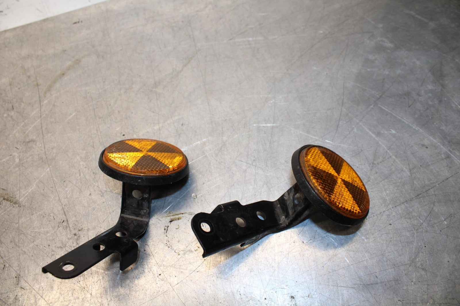 08-09 KAWASAKI NINJA ZX14R FRONT REFLECTORS REFLECTOR SET PAIR BB73