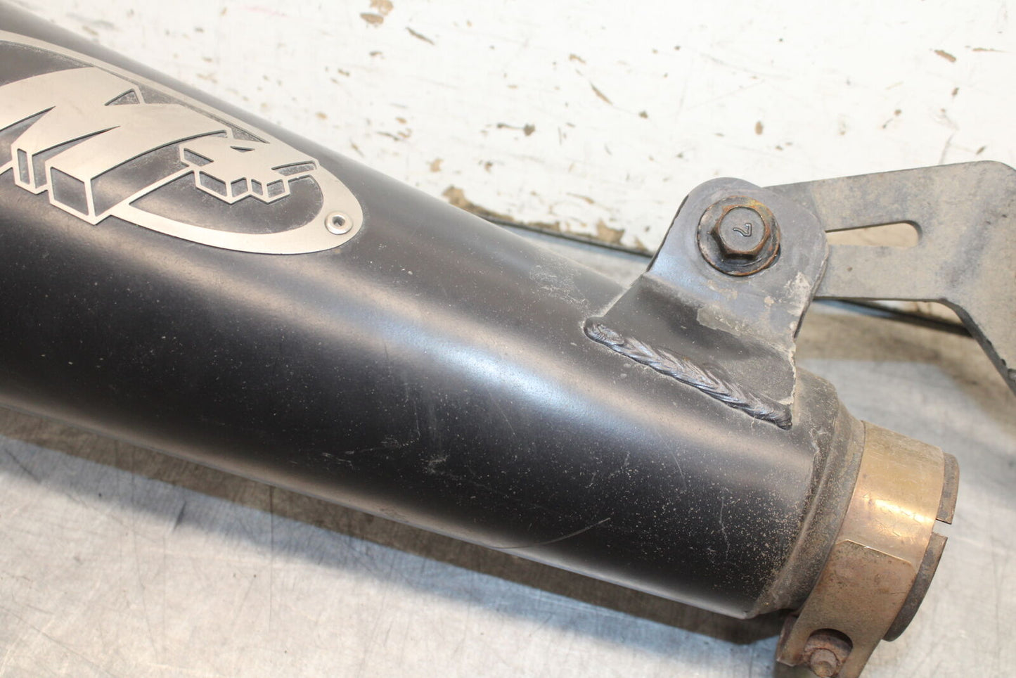 08-09 SUZUKI GSXR600 M4 EXHAUST PIPE MUFFLER SLIP ON CAN SILENCER BB728