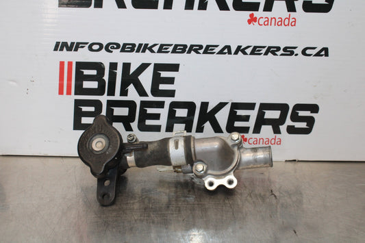 13-17 KAWASAKI NINJA 300 EX300 ABS THERMOSTAT W HOUSING ASSEMBLY BB189