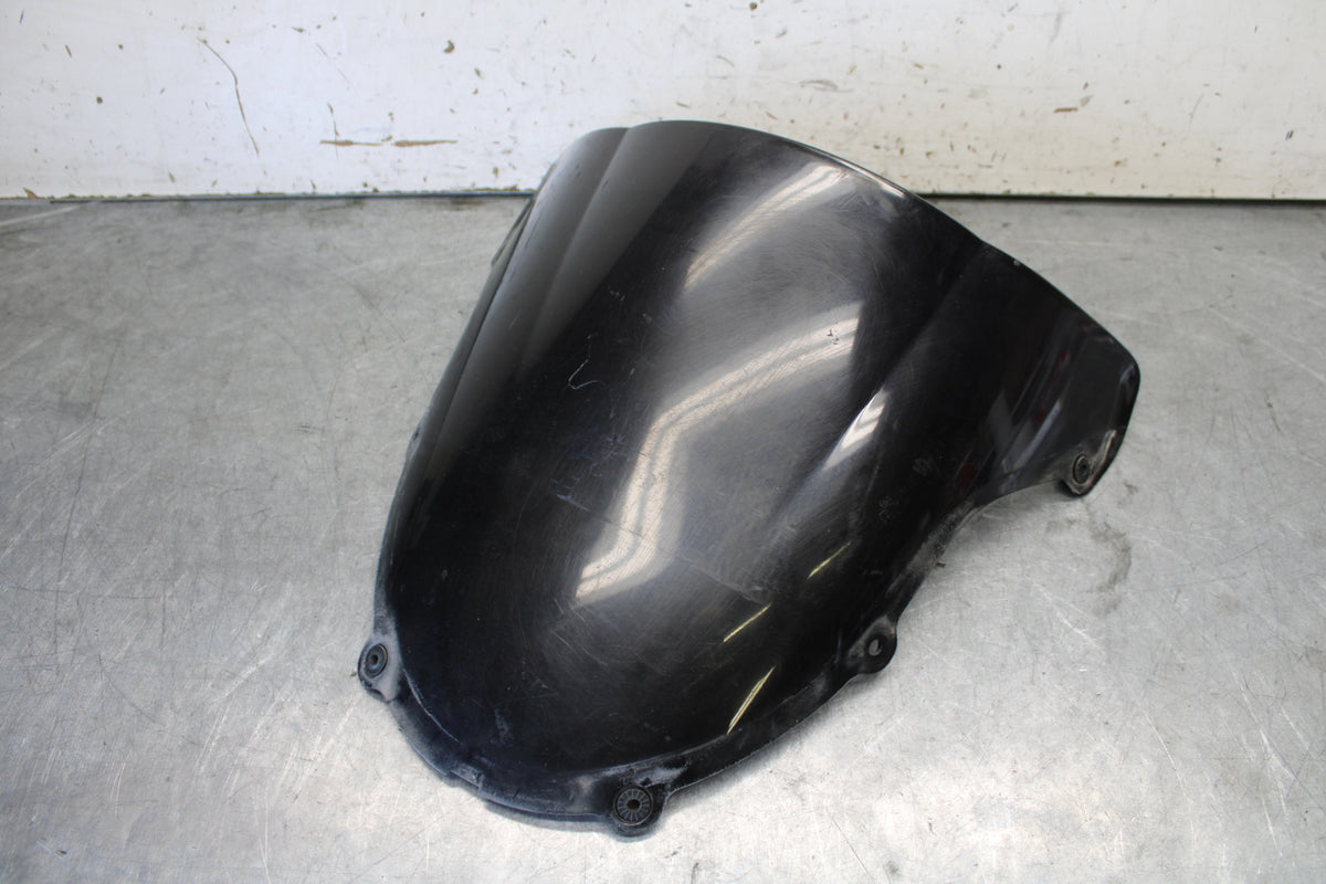 03-04 KAWASAKI NINJA ZX6RR AFTERMARKET BLACK FRONT WINDSHIELD WINDSCREEN BB684 