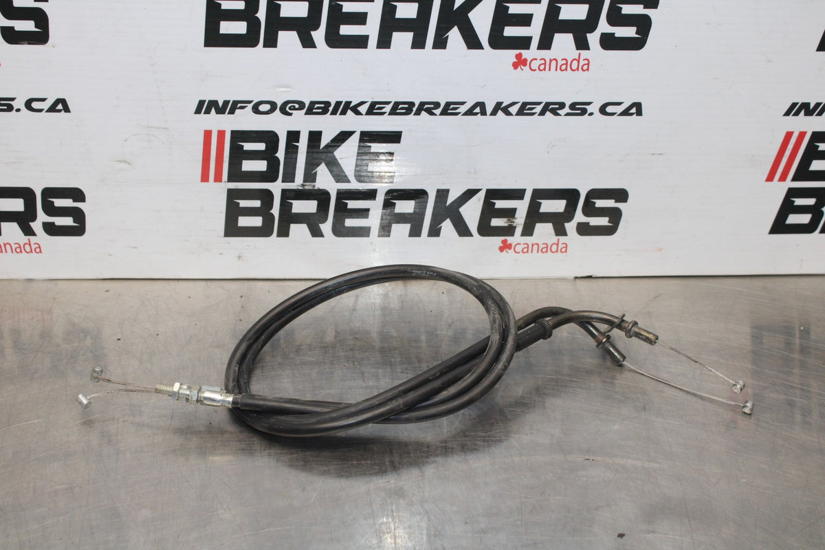 08-09 YAMAHA YZF R6S THROTTLE CABLES LINES BB796