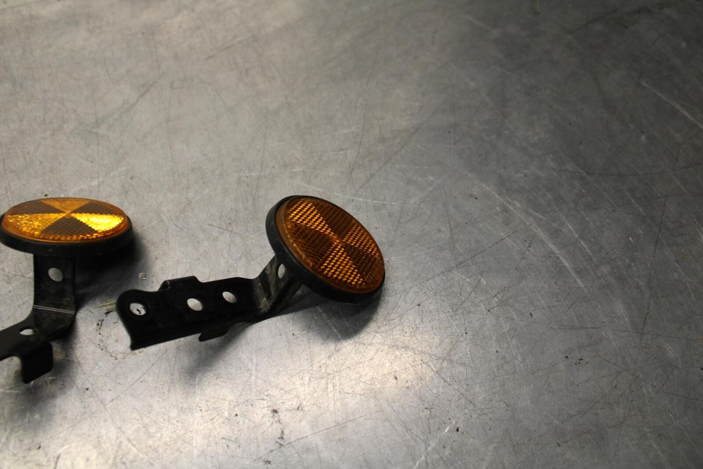 08-09 KAWASAKI NINJA ZX14R FRONT REFLECTORS REFLECTOR SET PAIR BB73