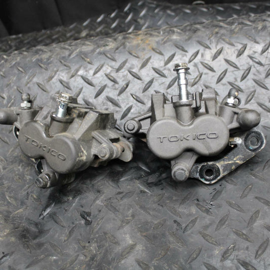 12-17 KAWASAKI NINJA 650 RIGHT LEFT FRONT BRAKE CALIPER SET PAIR CALIPERS BB211