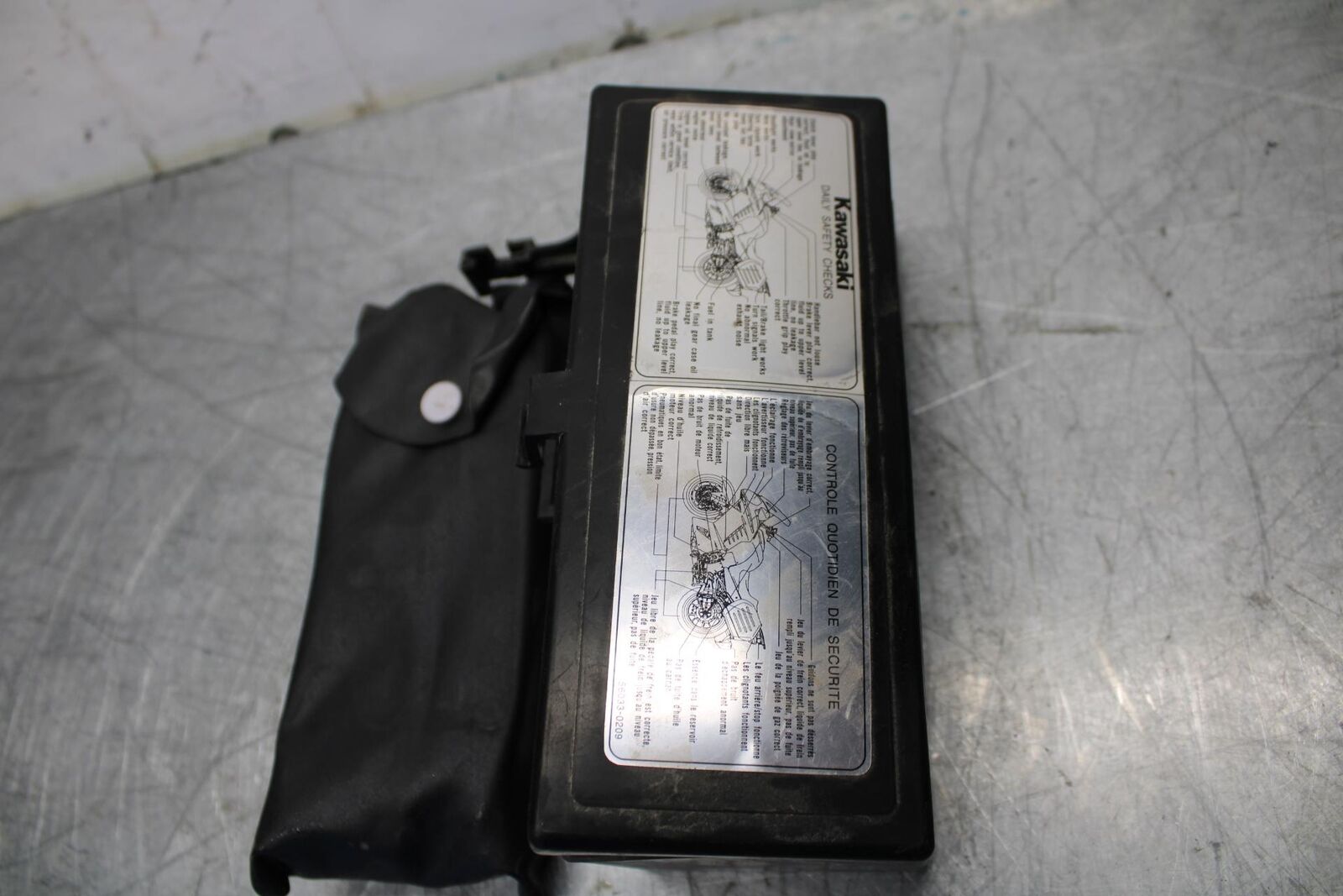 07-08 KAWASAKI CONCOURS 1400 ABS STOCK TOOLS OEM TOOL BAG KIT SET BB449