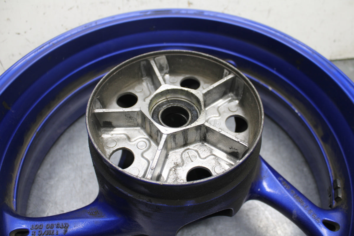 08-09 SUZUKI GSXR600 REAR WHEEL BACK RIM BB728