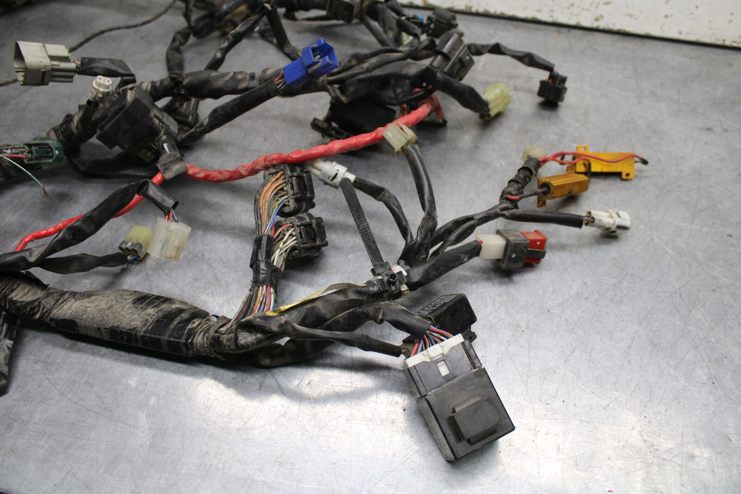 07-08 YAMAHA YZF R1 MAIN ENGINE WIRING HARNESS MOTOR WIRE LOOM BB724
