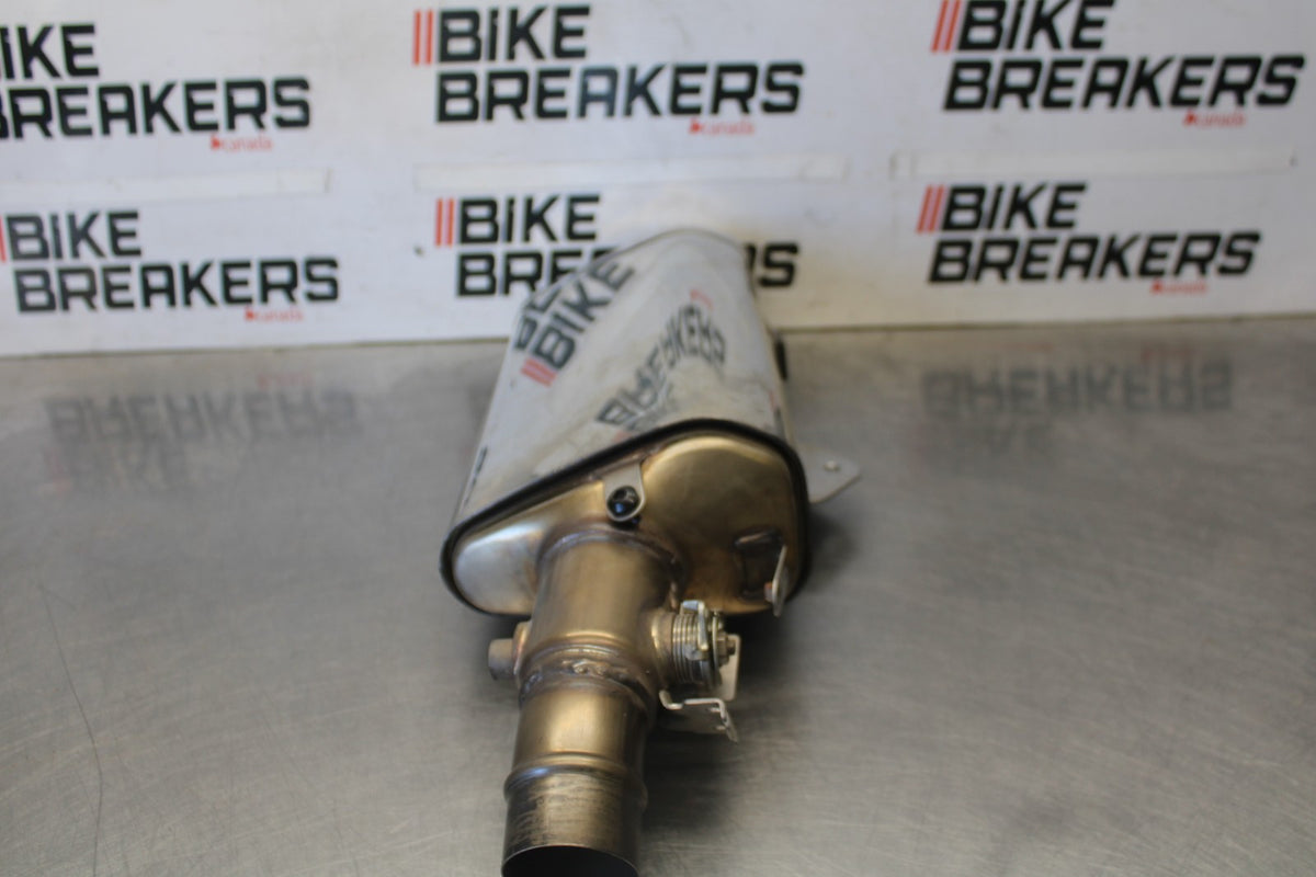 20-22 KAWASAKI NINJA ZX6R EXHAUST PIPE MUFFLER SLIP ON CAN SILENCER BB749
