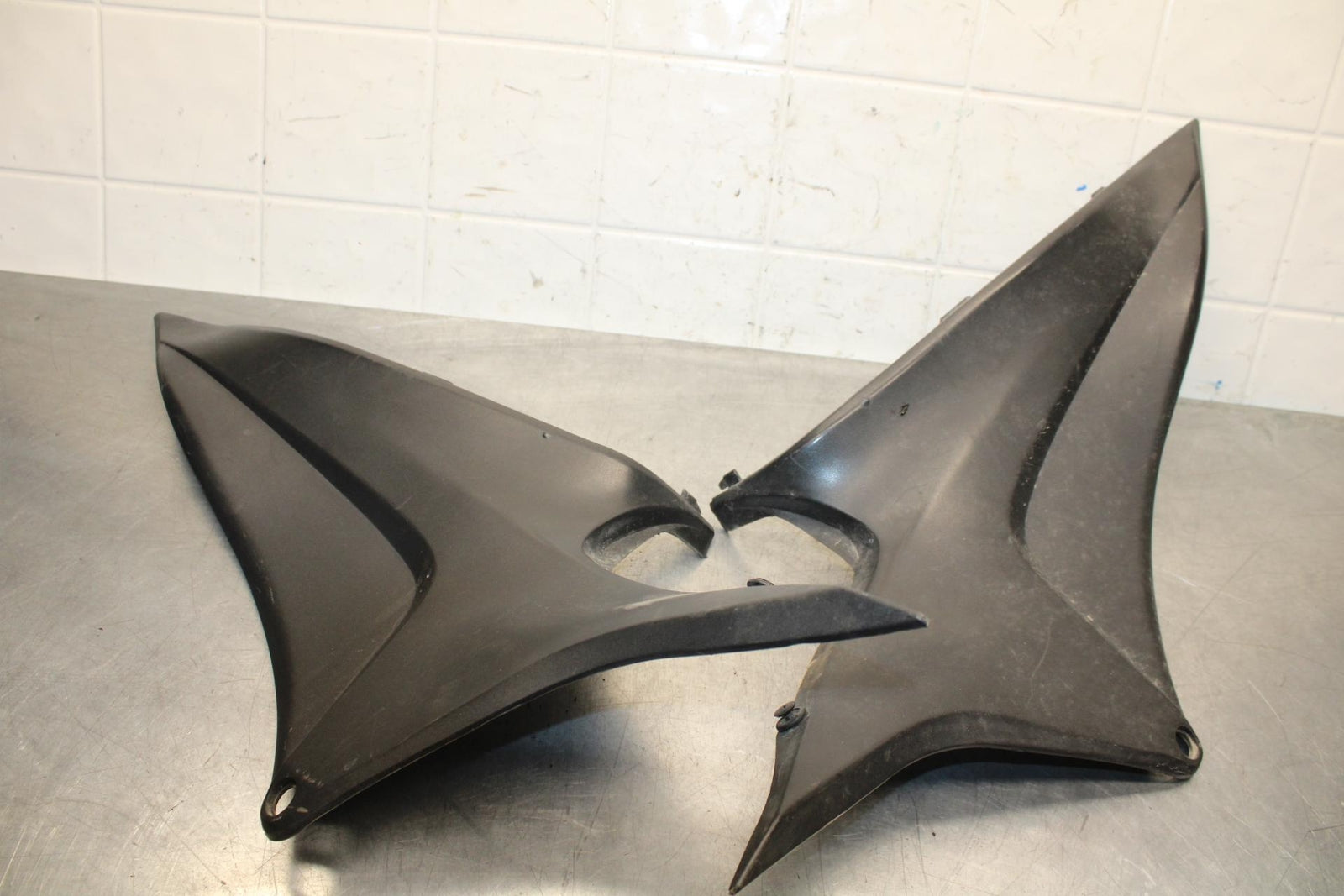 2007 Honda CBR600RR RIGHT LEFT FRONT SIDE SEAT PANELS TRIMS COWLS BB596