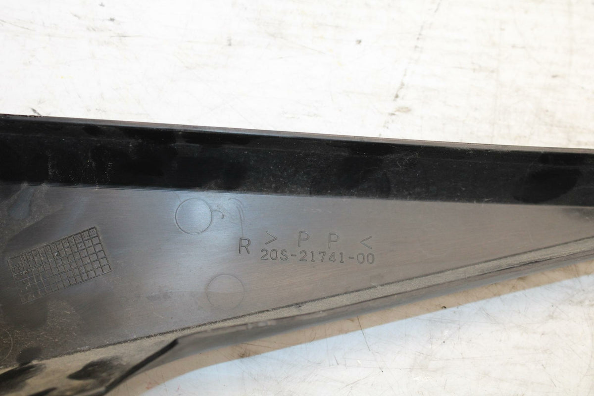 09 YAMAHA FZ6 RIGHT LEFT FRAME MID SIDE COVERS COWLS PANELS TRIM BB295