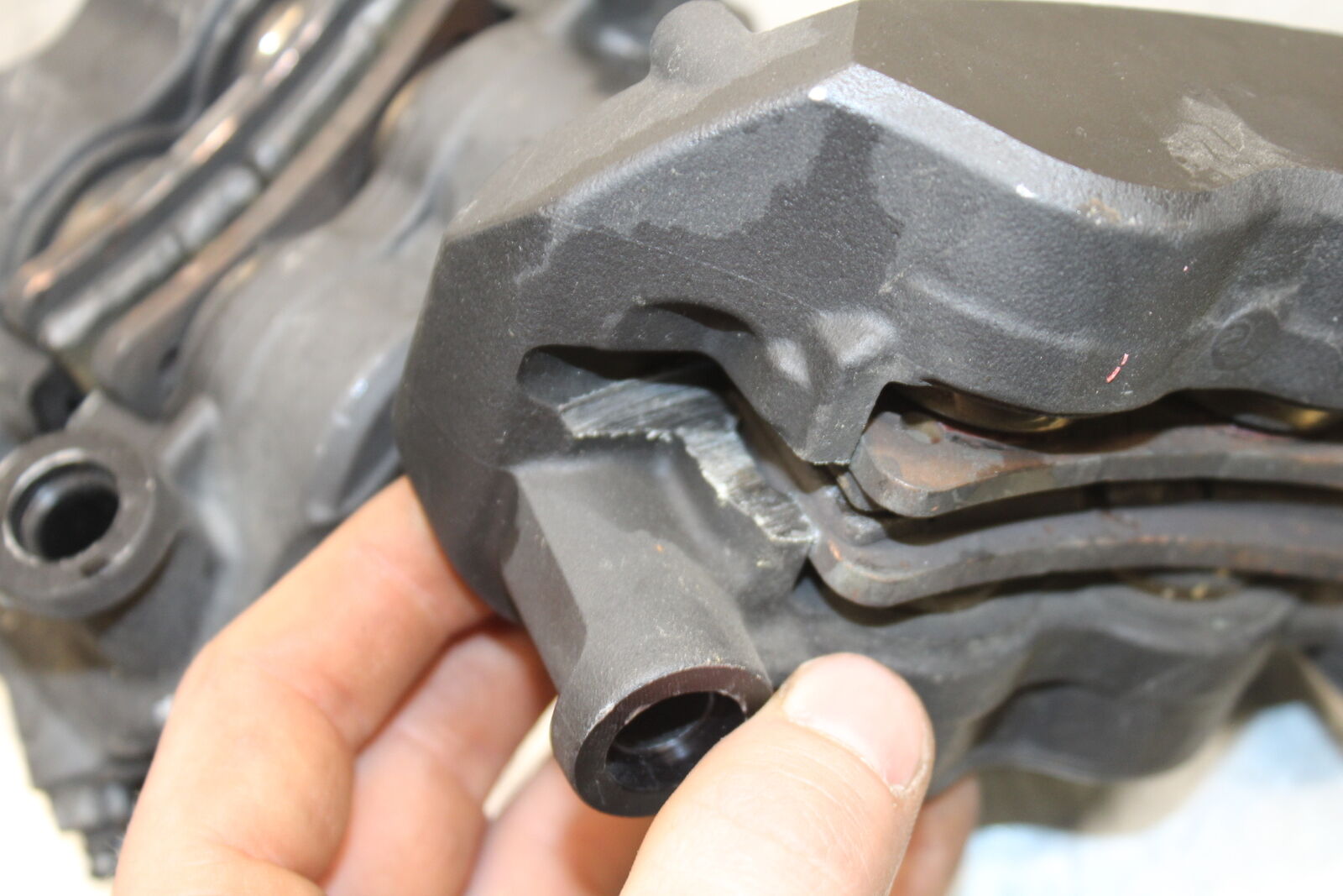 13-17 KAWASAKI NINJA ZX6R ZX636E RIGHT LEFT FRONT BRAKE CALIPER SET PAIR BB735