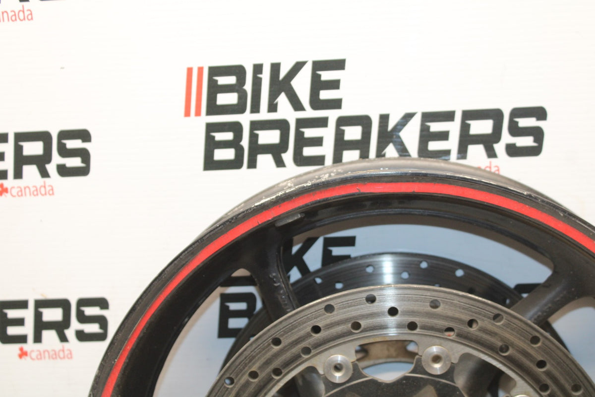 05 YAMAHA YZF R6 FRONT WHEEL FRONT RIM & ROTORS BB814
