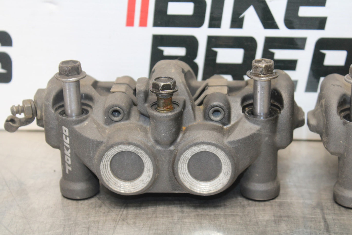 08 KAWASAKI NINJA ZX10R RIGHT LEFT FRONT BRAKE CALIPER SET PAIR CALIPERS BB201