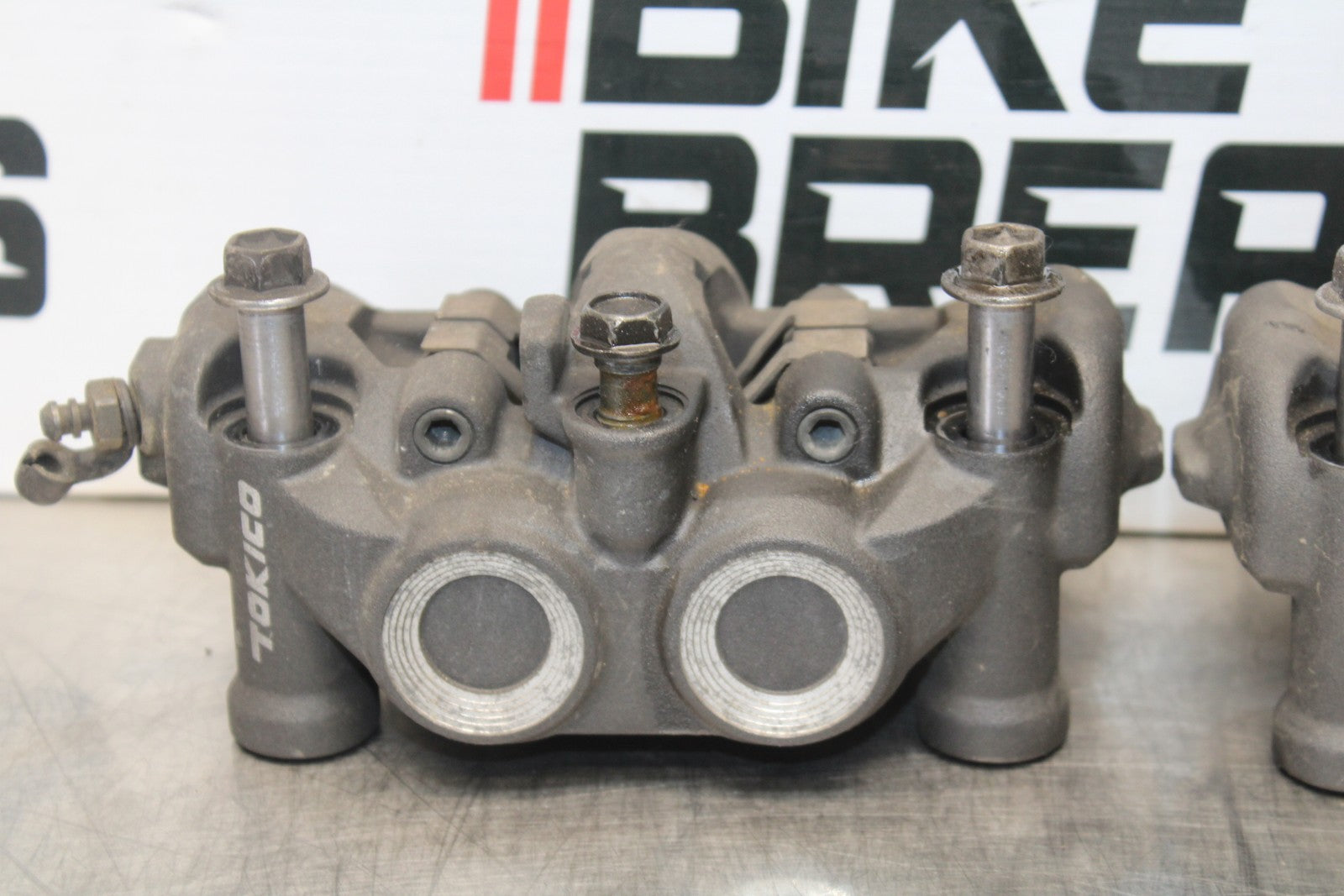 08 KAWASAKI NINJA ZX10R RIGHT LEFT FRONT BRAKE CALIPER SET PAIR CALIPERS BB201