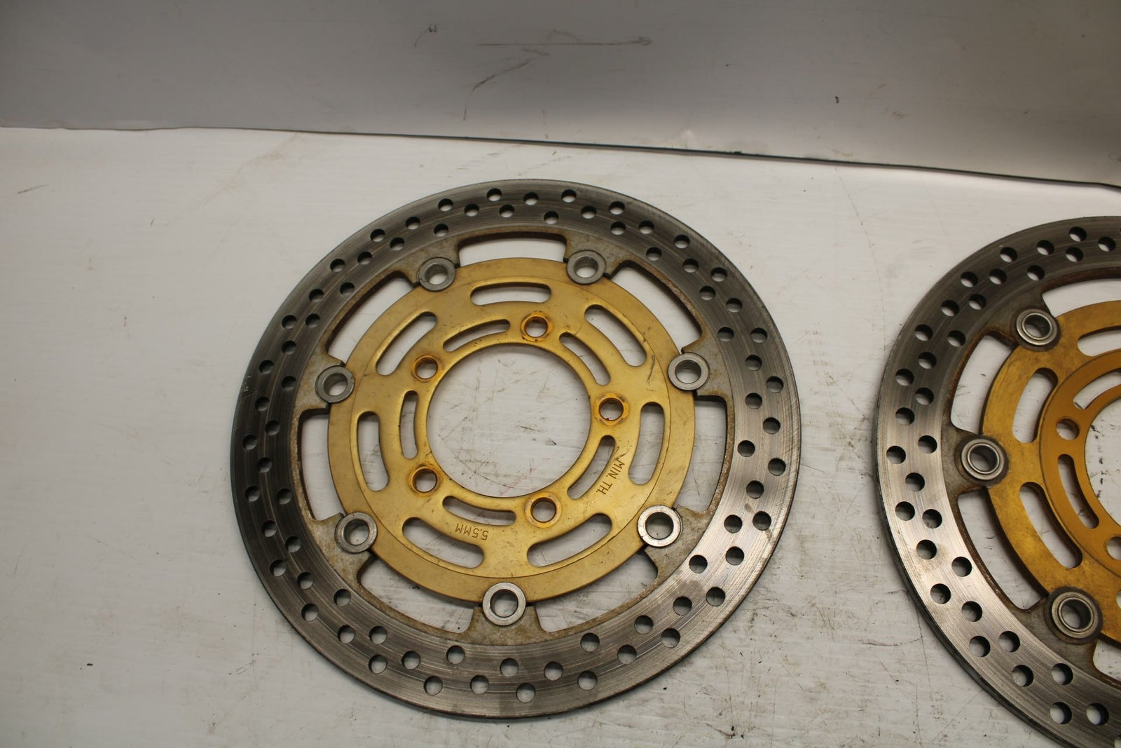 03 KAWASAKI NINJA ZX6RR ZX600K FRONT LEFT RIGHT BRAKE ROTORS DISCS BB264